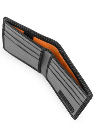 Image showing  RFID-Blocking Slim Leather Bifold Wallet, Black