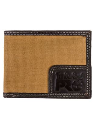 Timberland PRO Canvas Leather RFID-Blocking Billfold Wallet