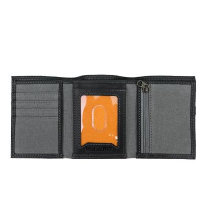 Image showing  Canvas Leather RFID-Blocking Trifold Wallet