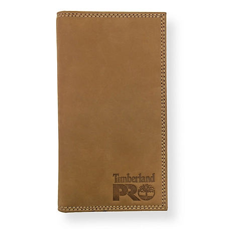 Timberland PRO Men's RFID-Blocking Leather Long Bifold Rodeo Wallet