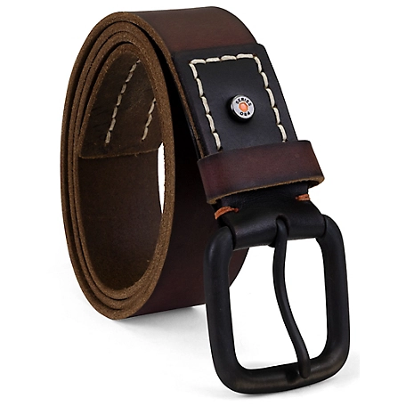 Timberland PRO Men's 40 mm Workwear Double Stitch Leather Belt