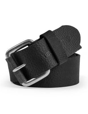 Image showing  Men's Leather Workwear Rubber Patch Belt, 38 mm