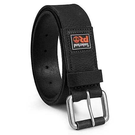 Timberland PRO Men's 38 mm Workwear Rubber Patch Leather Belt