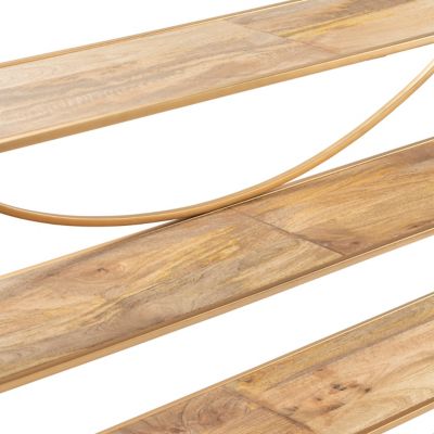 Image showing  4-Shelf Hammond Narrow Console Table