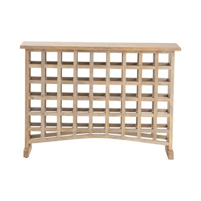 Crestview Collection Prentice Lattice Work Console Table