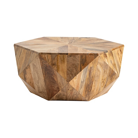Crestview Collection Hexagon Pleasant Hill Cocktail Table