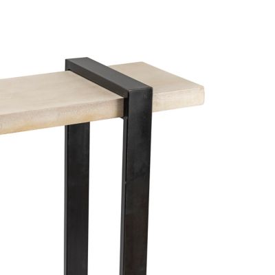 Image showing  Matthews Metal and Wood Narrow Console Table, 80 in. x 16 in. x 36 in.