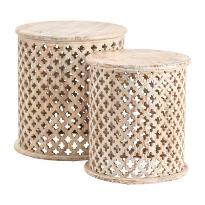 Crestview Collection 2 pc. Midland Round End Table Set