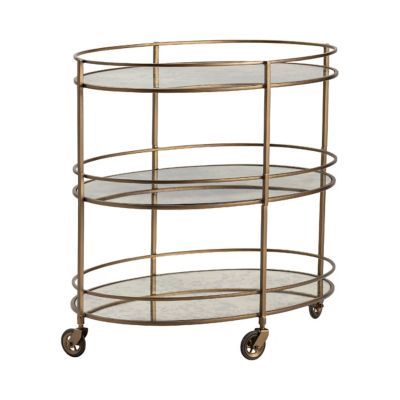 Image showing  Oval Waterford Bar Cart