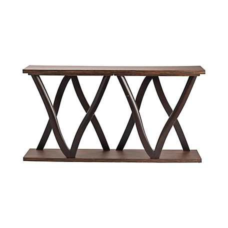 Crestview Collection Hawthorne Estate Zebrawood Console