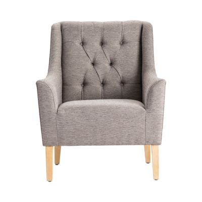 Crestview Collection Andover Upholstered Button Tufted Armchair