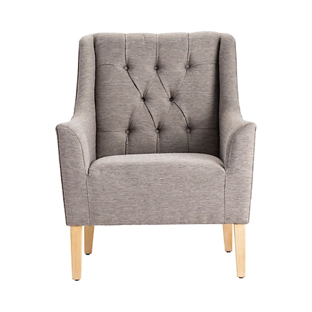 Crestview Collection Andover Upholstered Button Tufted Armchair