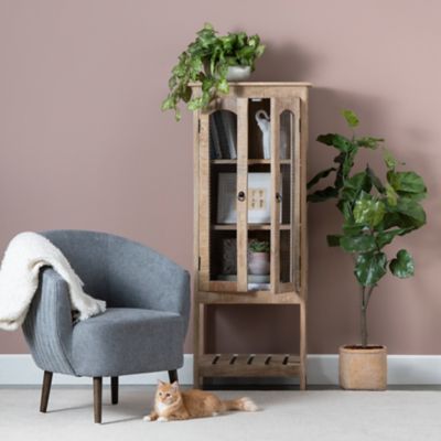 Image showing  32 in. x 28 in. Logan Upholstered Accent Chair