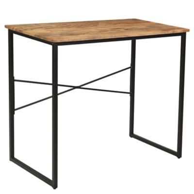 Crestview Collection Erik Wood and Metal Desk