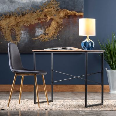 Image showing  35 in. Erik Wood and Metal Desk