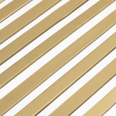 Image showing  Christian Metal and Glass End Table