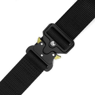 Image showing  Men's Nylon Web Belt with Cobra Buckle and Velcro Closure, 1.5 in.