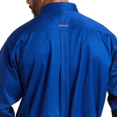 Image showing  Casual Series Solid Twill Classic Long Sleeve Shirt