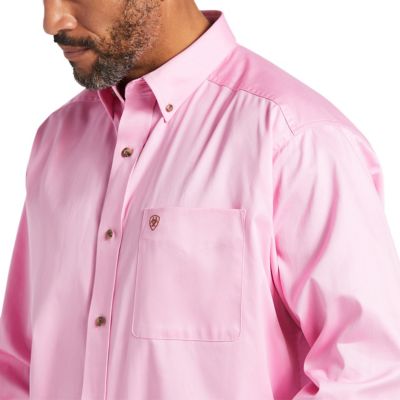 Image showing  Casual Series Solid Twill Classic Long Sleeve Shirt