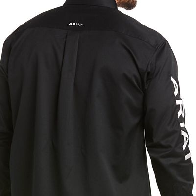 Image showing 2 th Ariat Men's Casual Series Team Logo Twill Classic Fit Western Long-Sleeve Button-Down Shirt