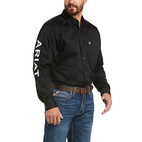 Ariat Casual Series Team Logo Twill Classic Fit Long Sleeve Western Shirt