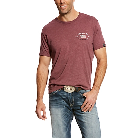 Ariat Men's Short-Sleeve US Registered Graphic T-Shirt