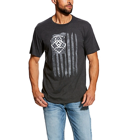 Ariat Men's Short-Sleeve Vertical Flag Graphic T-Shirt
