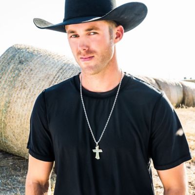 Image showing 1 th Montana Silversmiths Inner Light Turquoise Cross Necklace, NC4779