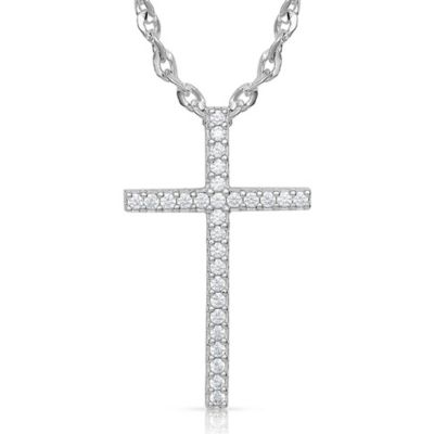 Montana Silversmiths Dazzling in Faith Cross Necklace, NC4832