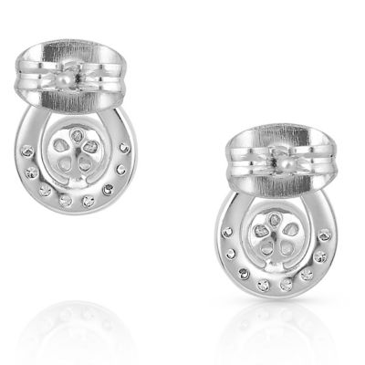 Image showing  Cradled Sparkle Stud Earrings