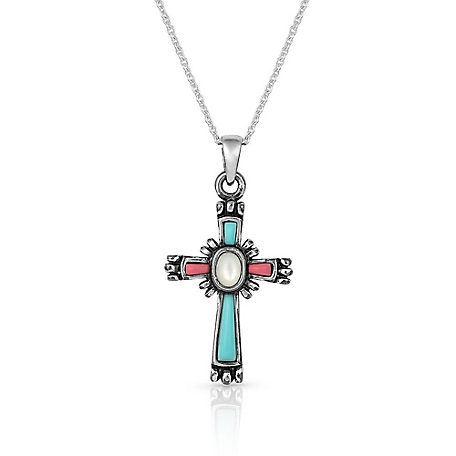 Montana Silversmiths Faith Beaming Cross Necklace, NC4911