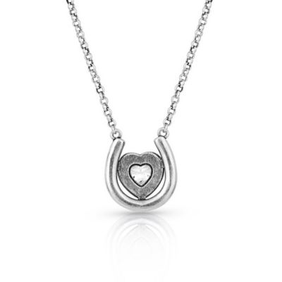 Image showing  The Love Inside Luck Horseshoe Necklace