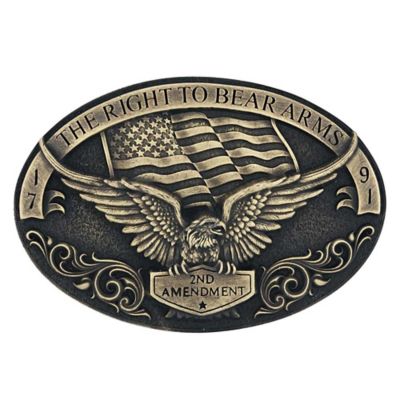 Montana Silversmiths Soaring Eagle Arms Attitude Belt Buckle, A877