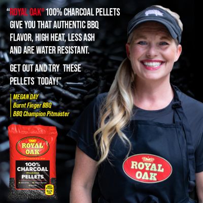 Image showing  100% Charcoal Hardwood Pellets, 20 lb.
