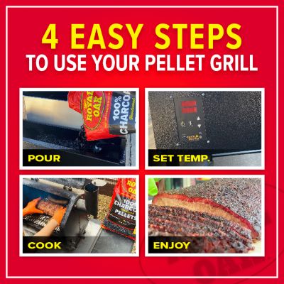 Image showing 5 th Royal Oak 100% Charcoal Hardwood Pellets, 20 lb.