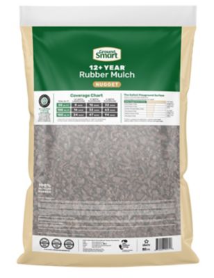 Image showing  0.8 cu. ft. Brown Rubber Nugget Mulch