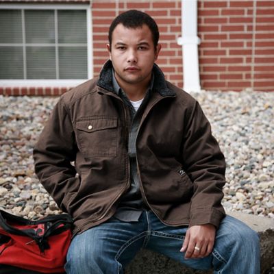 Image showing  Men's Endeavor Sherpa-Lined Canvas Jacket