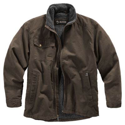 DRI DUCK Men's Endeavor Sherpa-Lined Canvas Jacket