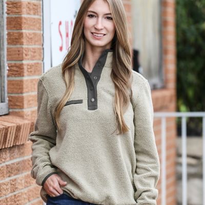 Image showing  Women's Cypress 1/4-Snap Sherpa Fleece Pullover
