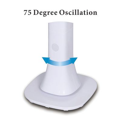Image showing  48 in. Pedestal Tower Fan with Remote LED and Bluetooth