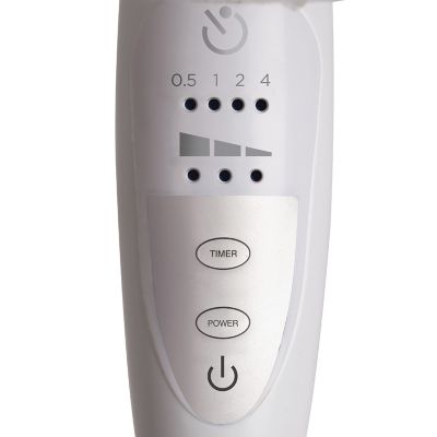 Image showing  16 in. Stand Fan with Remote, White