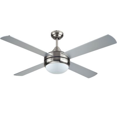 Black & Decker 4-Bladed Remote Controllable Brushed Nickel Ceiling Fan, WACBCF5252R