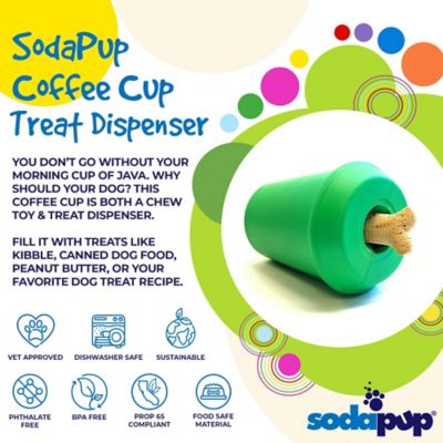Image showing  Coffee Cup Treat Dispenser and Dog Chew Toy