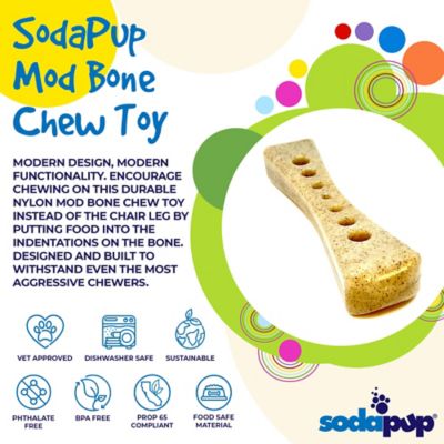 Image showing  Nylon Mod Bone Chew and Enrichment Dog Toy