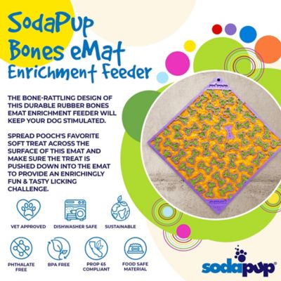 Image showing  Bones Enrichment Pet Lick Mat