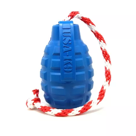 SodaPup Grenade Tug and Retrieve Dog Toy Dog Rope & Tug Toys