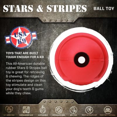 Image showing  Stars and Stripes Ball Dog Toy