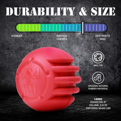 Image showing  Stars and Stripes Ball Dog Toy