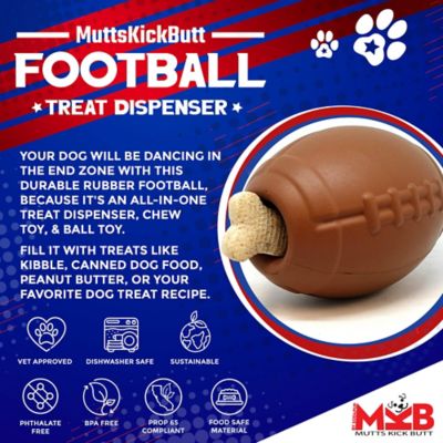 Image showing  Football Treat Dispenser and Dog Chew Toy