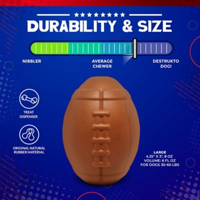 Image showing  Football Treat Dispenser and Dog Chew Toy